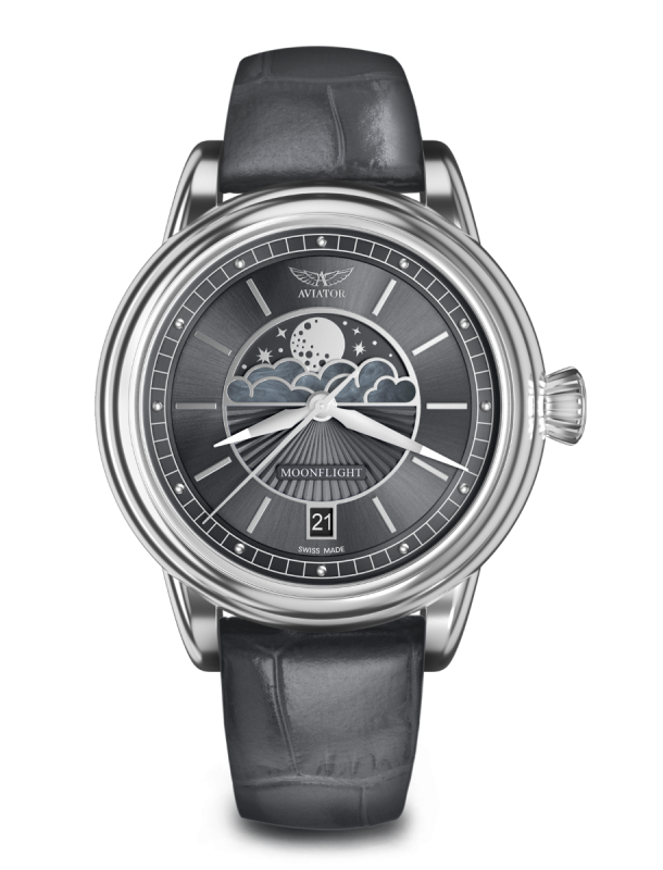 dámske hodinky AVIATOR DOUGLAS Moonflight V.1.33.0.254.4