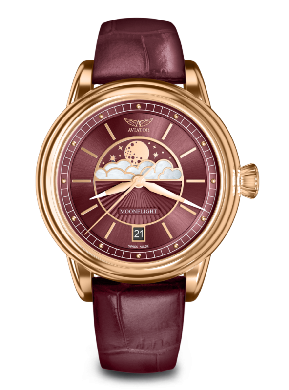 dámske hodinky AVIATOR DOUGLAS Moonflight V.1.33.2.265.4