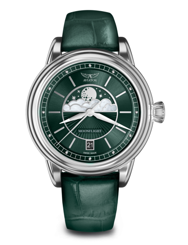 dámske hodinky AVIATOR DOUGLAS Moonflight V.1.33.0.262.4
