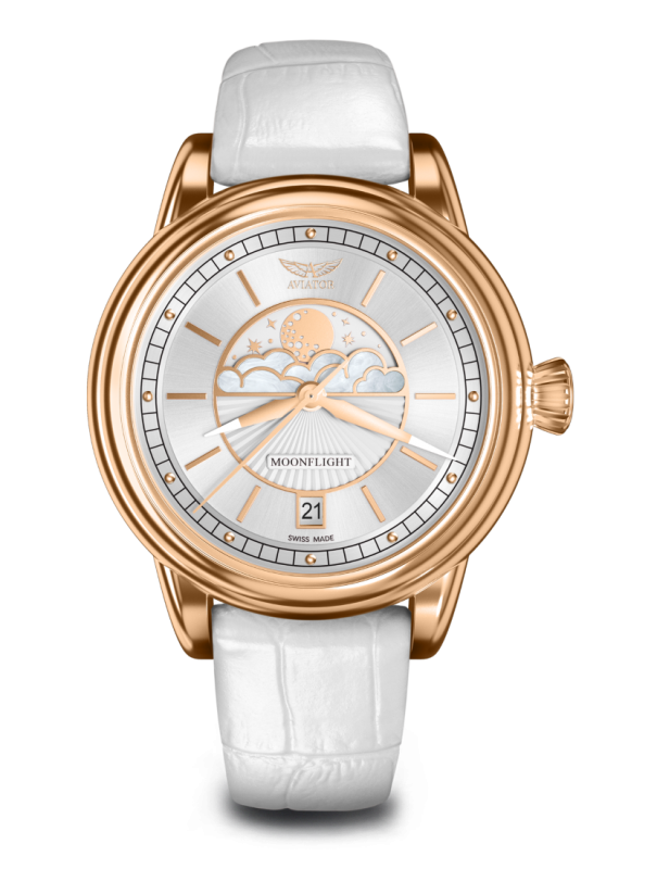 dámske hodinky AVIATOR DOUGLAS Moonflight V.1.33.2.251.4