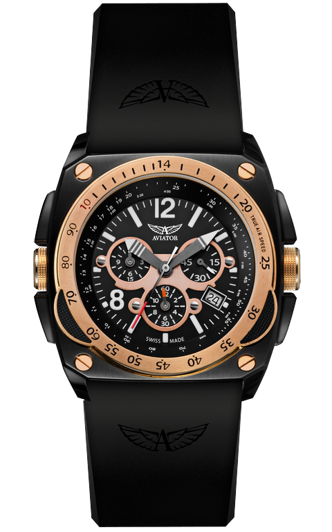 pánske hodinky AVIATOR MIG-29 chrono M.2.04.6.010.6