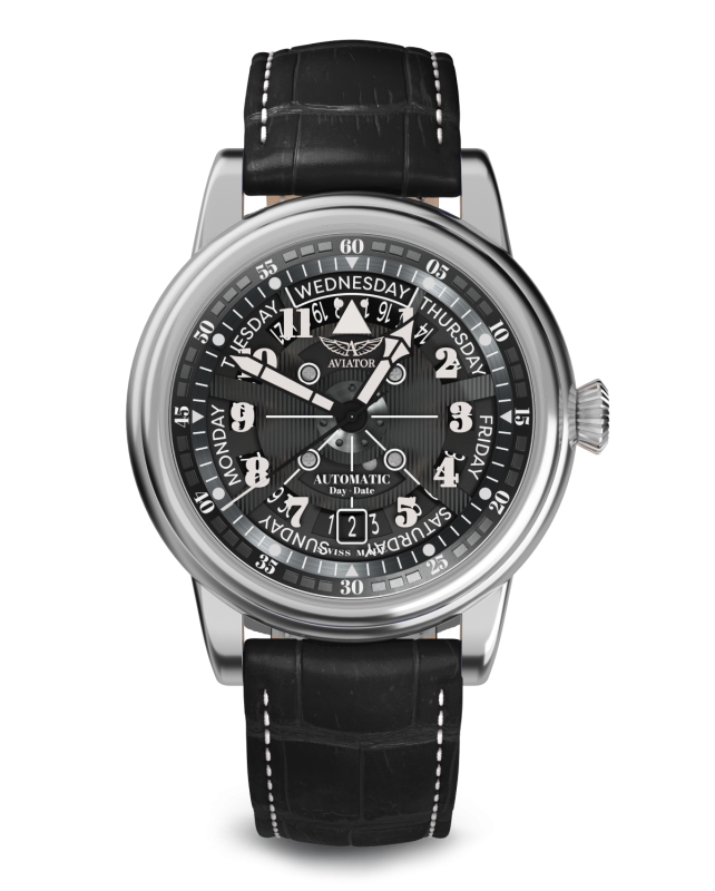 pánske hodinky AVIATOR Douglas day-date MECA-41 V.3.36.0.284.4