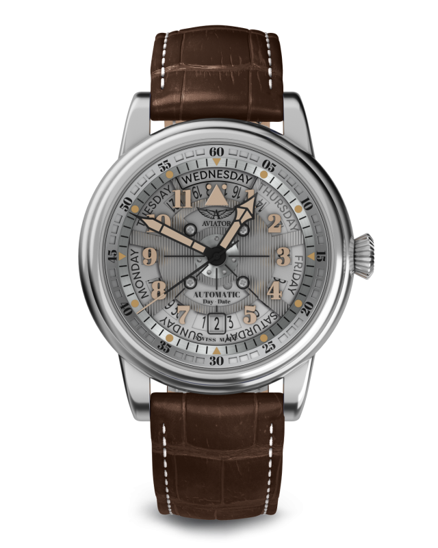 pánske hodinky AVIATOR Douglas day-date MECA-41 V.3.36.0.286.4