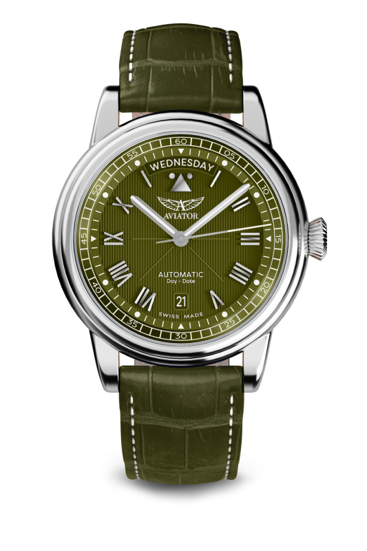 pánske hodinky AVIATOR Douglas day-date 41-automatic V.3.35.0.278.4