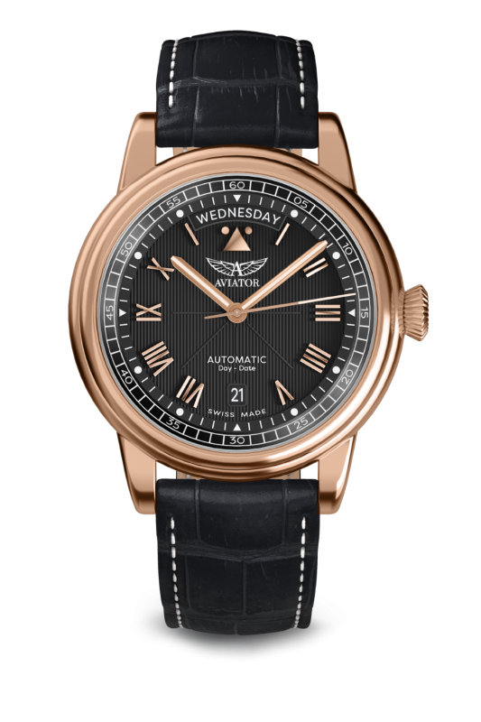 pánske hodinky AVIATOR Douglas day-date 41-automatic V.3.35.2.275.4