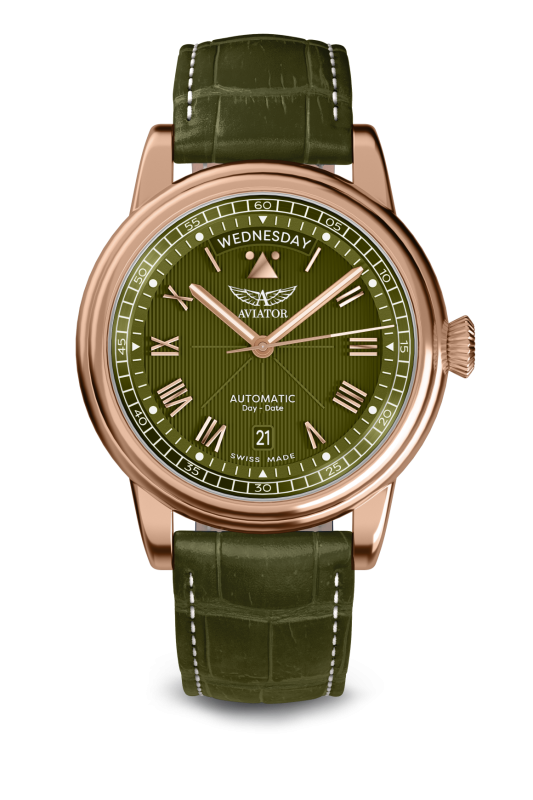 pánske hodinky AVIATOR Douglas day-date 41-automatic V.3.35.2.279.4