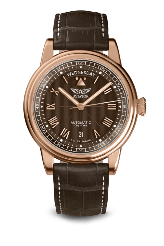 pánske hodinky AVIATOR Douglas day-date 41-automatic V.3.35.2.280.4