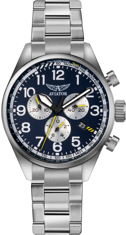 pánske hodinky AVIATOR Airacobra P45 Chrono V.2.25.0.170.5
