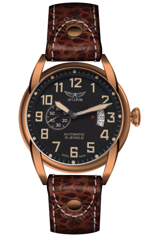 pánske hodinky AVIATOR Bristol Scout V.3.18.8.162.4