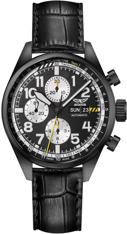 pánske hodinky AVIATOR Airacobra P45 Chrono Auto V.4.26.5.175.4