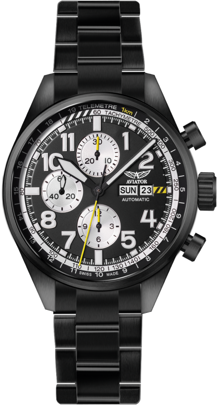pánske hodinky AVIATOR Airacobra P45 Chrono Auto V.4.26.5.175.5